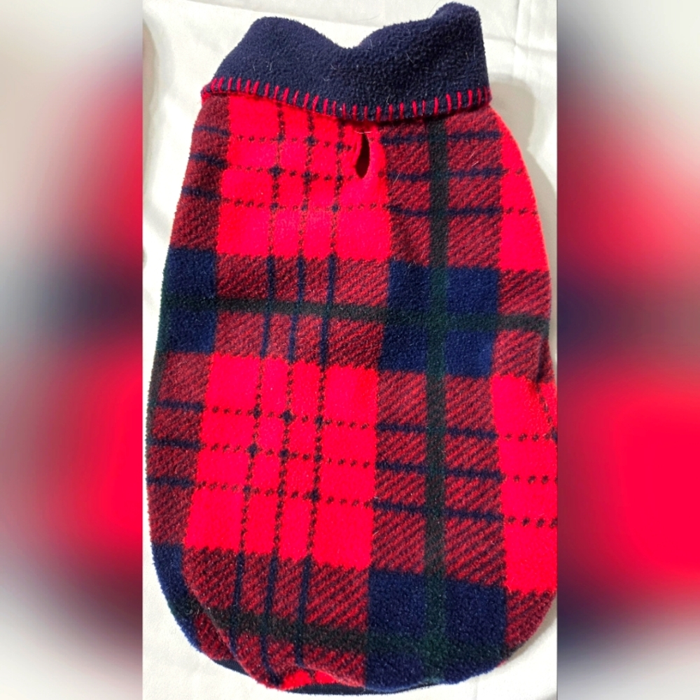 Fashion pet flannel dog jacket